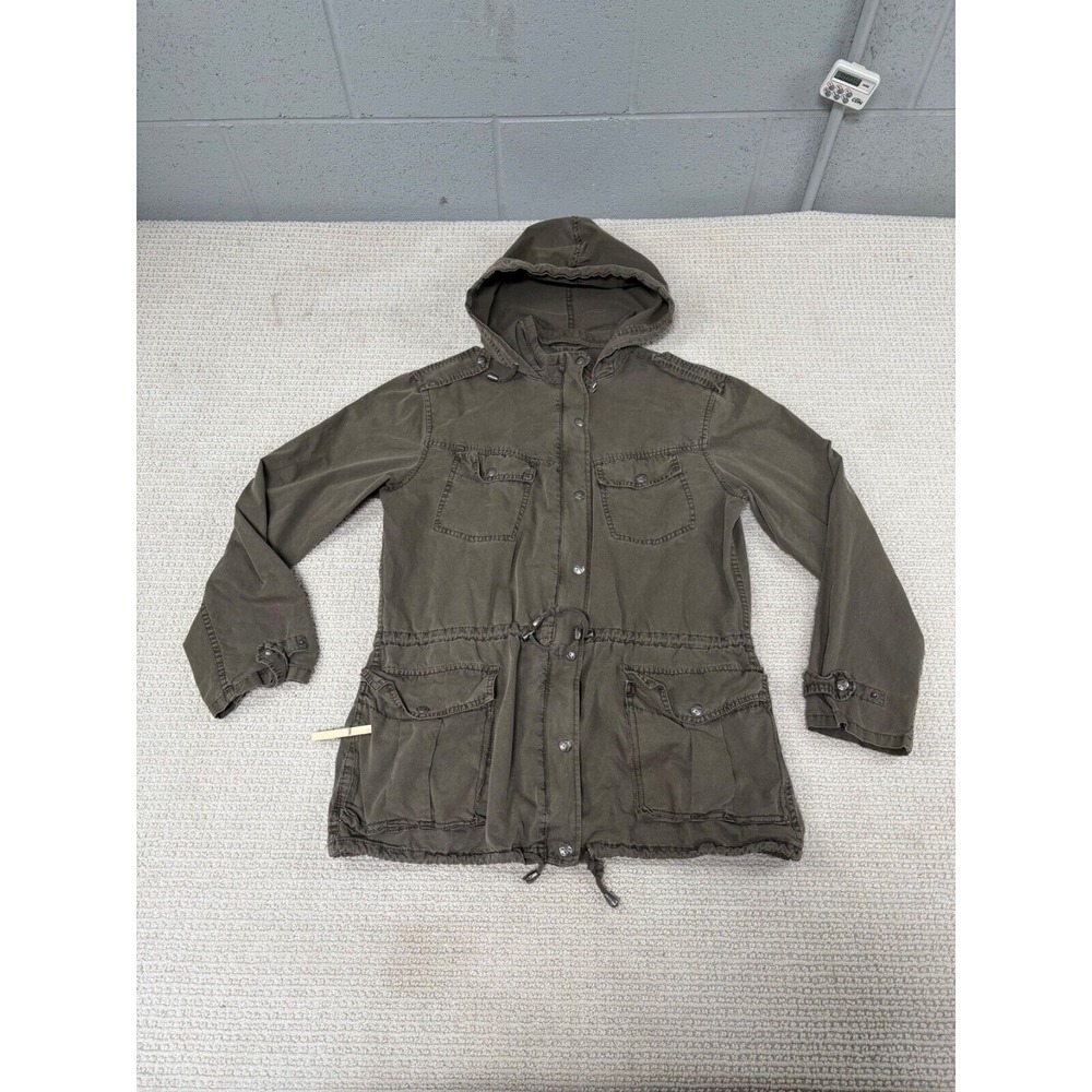 Women's Hooded Utility Jacket - Olive